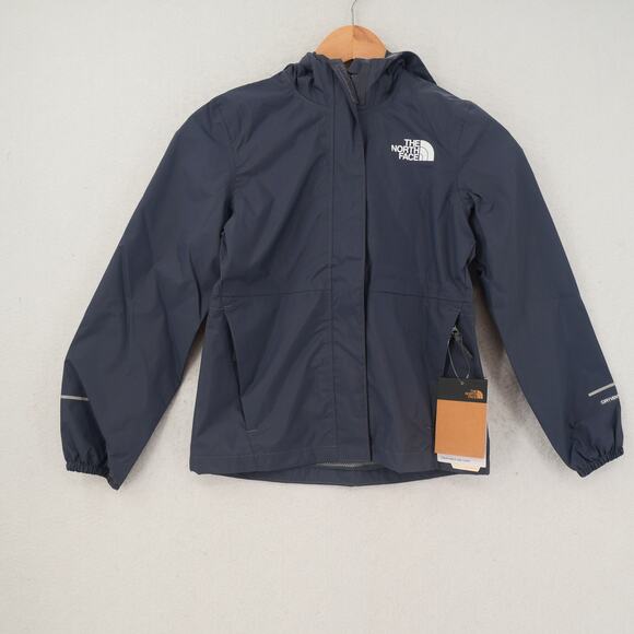 The North Face Other - NEW The North Face Girl's 7/8 Resolve Reflective Jacket Hood Rain Wind Gray